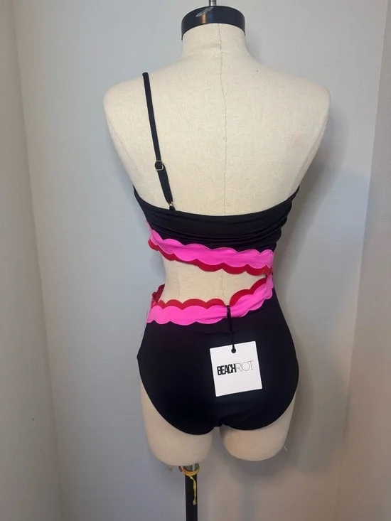 Beach Riot Liora One Piece Electric Wave NWT - Picture 4 of 5